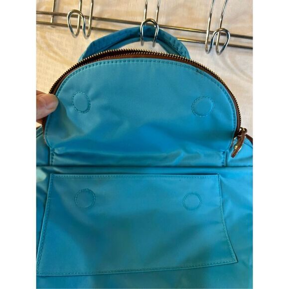 Samantha Brown Aqua Basket Cooler insulated lunch tote new - Picture 3 of 9